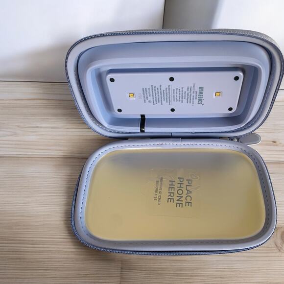 Homedics UV-Clean Smart Phone Purple Lilac Sanitizer Kills Germs Chemical Free - Picture 3 of 5